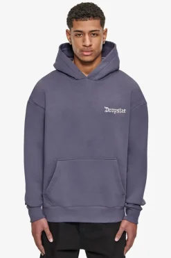 Hoodie<Dropsize Heavy Oversize Small Embo Hoodie Granite