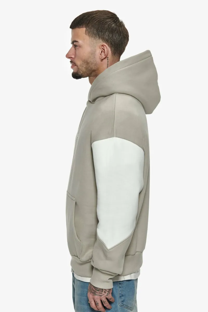 Hoodie<Dropsize Heavy Oversize Split Colour V2 Hoodie Stone