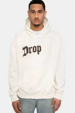 Hoodie<Dropsize Heavy Oversize Split Logo Hoodie Cream White