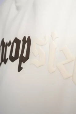 Hoodie<Dropsize Heavy Oversize Split Logo Hoodie Cream White