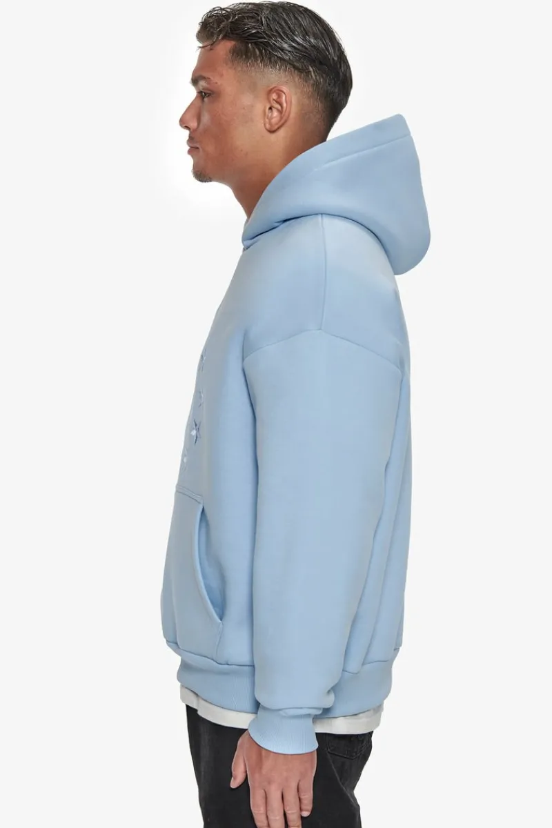 Hoodie<Dropsize Heavy Oversize Star Circle Hoodie Baby Blue