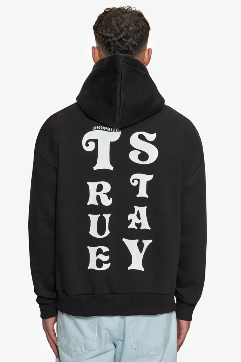 Hoodie<Dropsize Heavy Oversize Stay True Hoodie Black