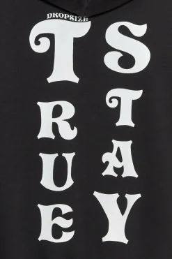 Hoodie<Dropsize Heavy Oversize Stay True Hoodie Black