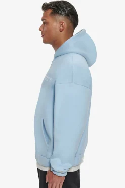 Zipper<Dropsize Heavy Oversize Tdc Zip-Hoodie Baby Blue