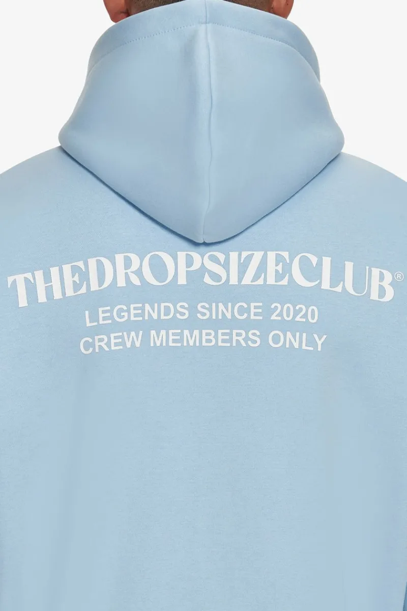 Zipper<Dropsize Heavy Oversize Tdc Zip-Hoodie Baby Blue