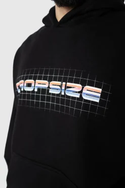 Hoodie<Dropsize Heavy Oversize Terminator Hoodie Black
