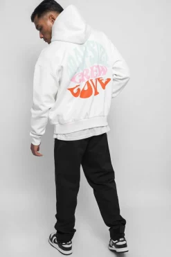 Hoodie<Dropsize Heavy Oversize V2 ''Crew Love'' Hoodie Cream White