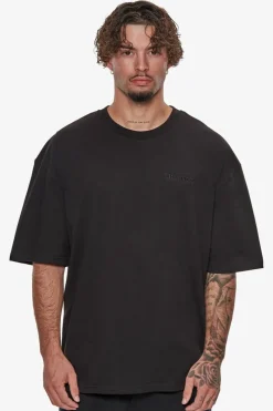 T-Shirt<Dropsize Heavy Oversize V2 Moon T-Shirt Black