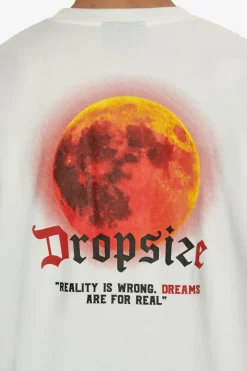 T-Shirt<Dropsize Heavy Oversize V2 Moon T-Shirt Cream White