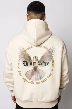 Hoodie<Dropsize Heavy Oversize White Dove 2.0 Hoodie Coconut Milk