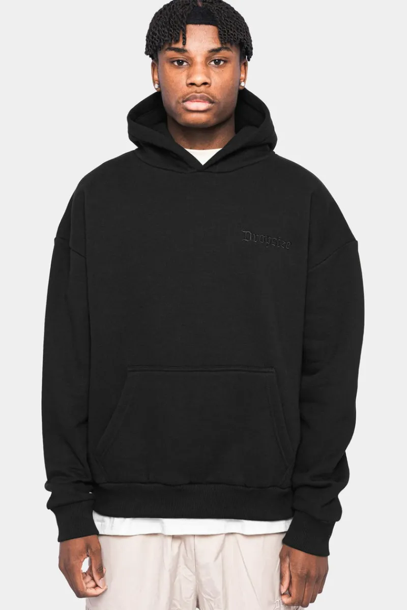 Hoodie<Dropsize Heavy Oversize White Dove 2.0 Hoodie Black