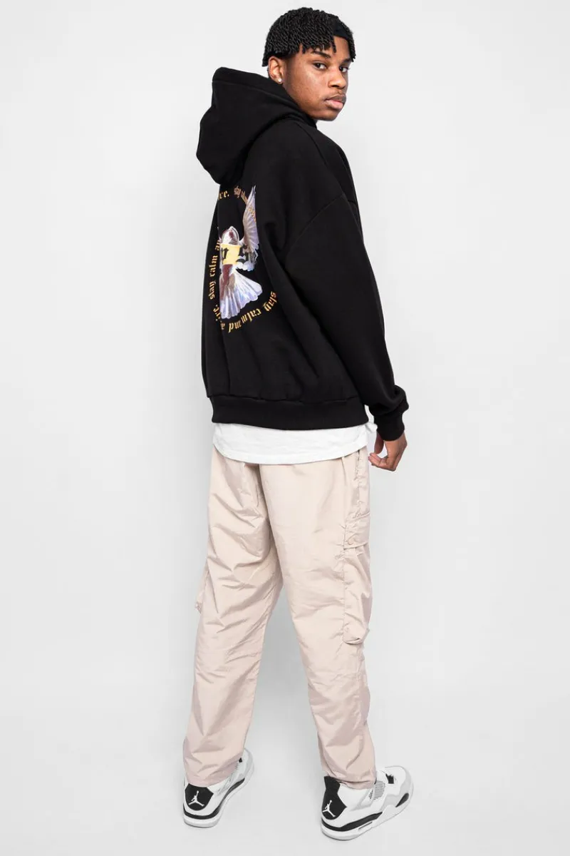 Hoodie<Dropsize Heavy Oversize White Dove 2.0 Hoodie Black