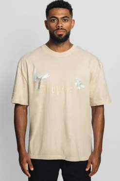 T-Shirt<Dropsize Heavy Oversize White Doves T-Shirt Coconut Milk