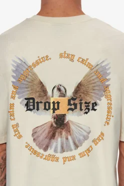 T-Shirt<Dropsize Heavy Oversize White Dove 2.0 T-Shirt Coconut Milk