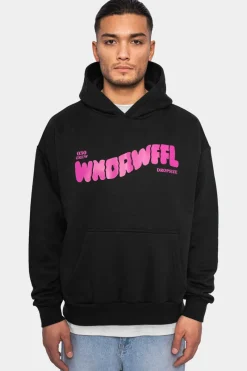 Hoodie<Dropsize Heavy Oversize Wonder Waffel Hoodie Black