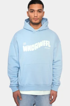 Hoodie<Dropsize Heavy Oversize Wonder Waffel Hoodie Baby Blue