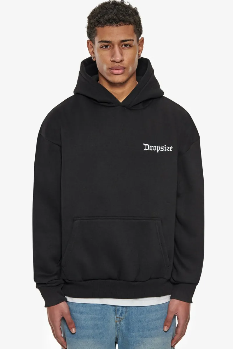 Hoodie<Dropsize Heavy Oversize Worldwide Hoodie Black