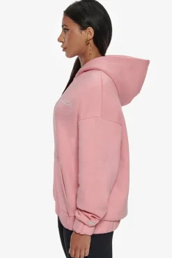 Frauen<Dropsize Heavy Oversize Zip Hoodie Pink