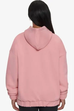 Frauen<Dropsize Heavy Oversize Zip Hoodie Pink