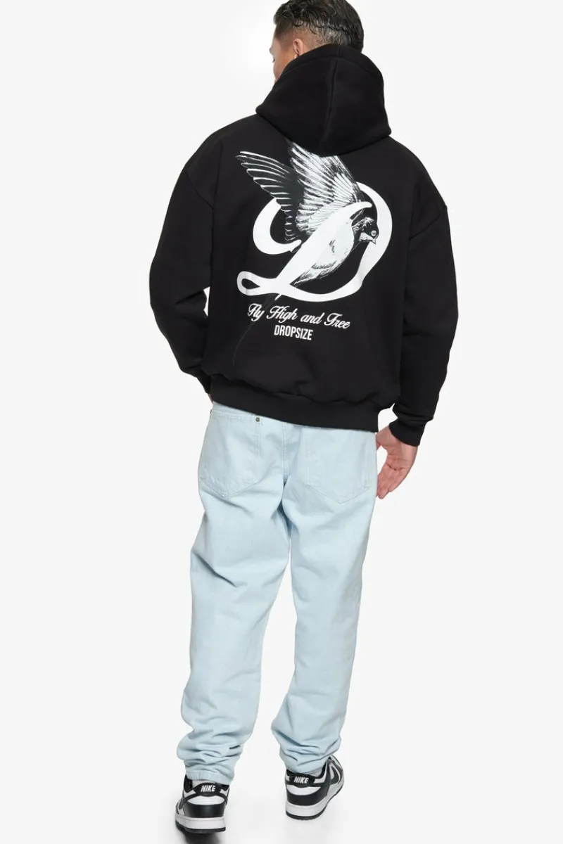 Hoodie<Dropsize Heavy Overzize Fly High Hoodie Black