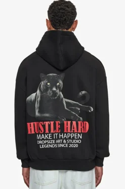 Hoodie<Dropsize Heavy Overzize Make It Happen Hoodie Black