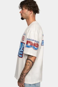 T-Shirt<Dropsize Heavy Racing T-Shirt Cream