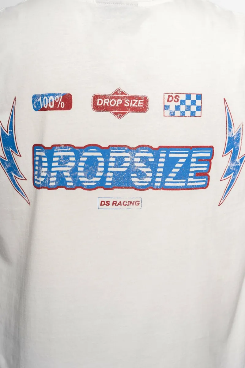 T-Shirt<Dropsize Heavy Racing T-Shirt Cream