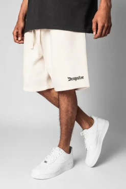 Shorts<Dropsize Heavy Sweat Embo Short Cream White