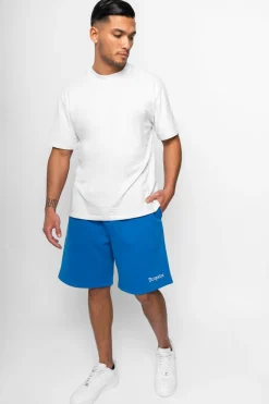 Shorts<Dropsize Heavy Sweat Embo Short Royal Blue