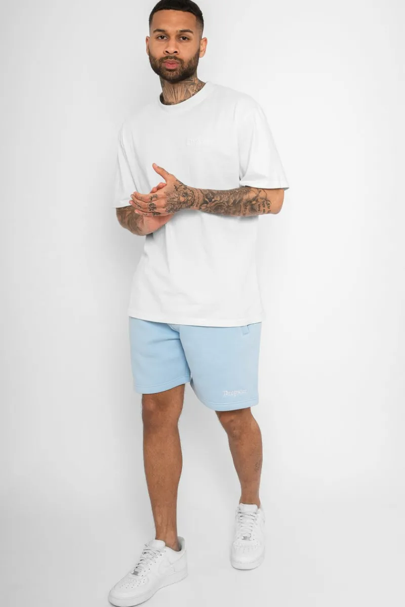 Shorts<Dropsize Heavy Sweat Embo Short V2 Baby Blue