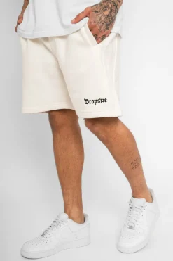 Shorts<Dropsize Heavy Sweat Embo Short V2 Cream White
