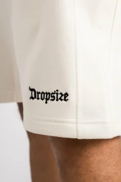 Shorts<Dropsize Heavy Sweat Embo Short V2 Cream White
