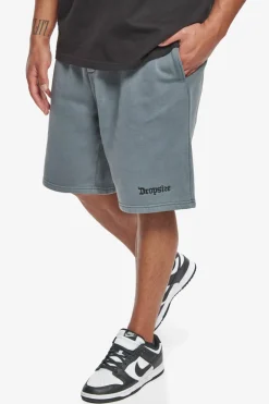 Shorts<Dropsize Heavy Sweat Embo Short Washed Grey