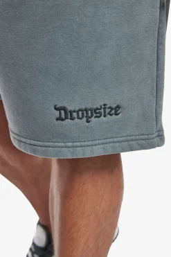 Shorts<Dropsize Heavy Sweat Embo Short Washed Grey