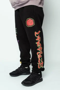 Jogging<Dropsize Heavy Sweat Trust No One Pants Black