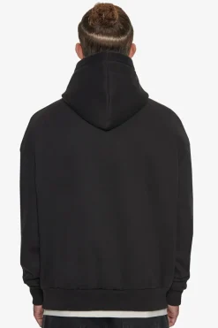 Hoodie<Dropsize Lack Print Logo Hoodie Black