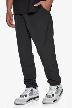 Jogging<Dropsize Licra Track Pants Black