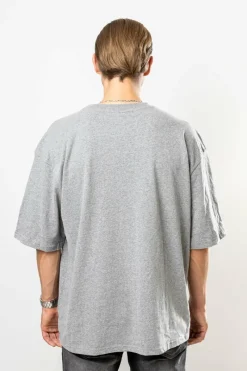 T-Shirt<Dropsize Logo Design Heavy T-Shirt Heather Grey