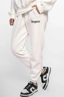 Frauen<Dropsize Logo Jogger Cream White