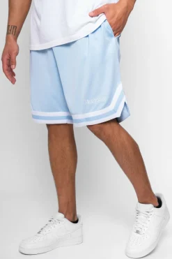Shorts<Dropsize Logo Mesh Short Baby Blue