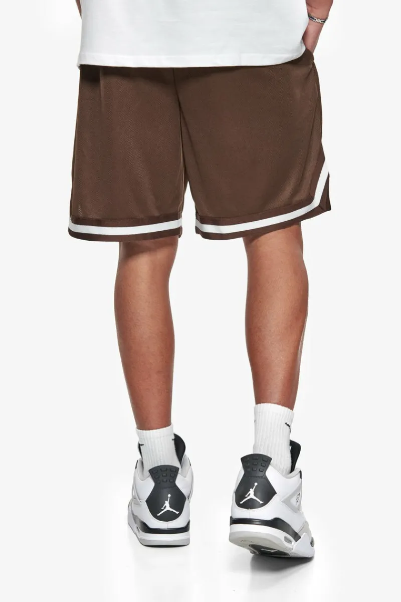 Shorts<Dropsize Logo Mesh Short Chocolate Brown