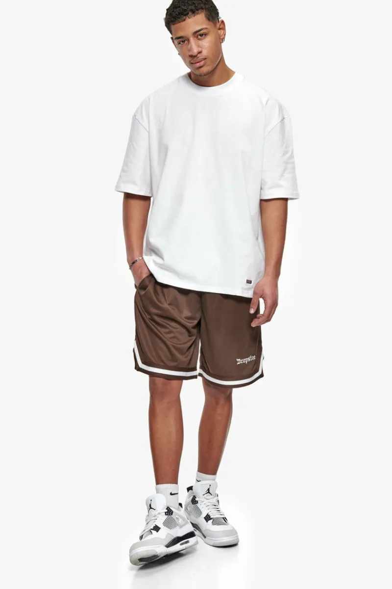 Shorts<Dropsize Logo Mesh Short Chocolate Brown