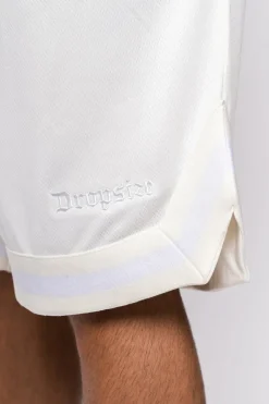 Shorts<Dropsize Logo Mesh Short Cream