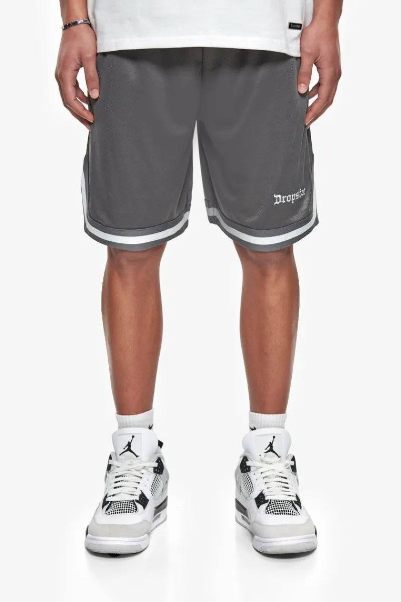 Shorts<Dropsize Logo Mesh Short Steel Grey
