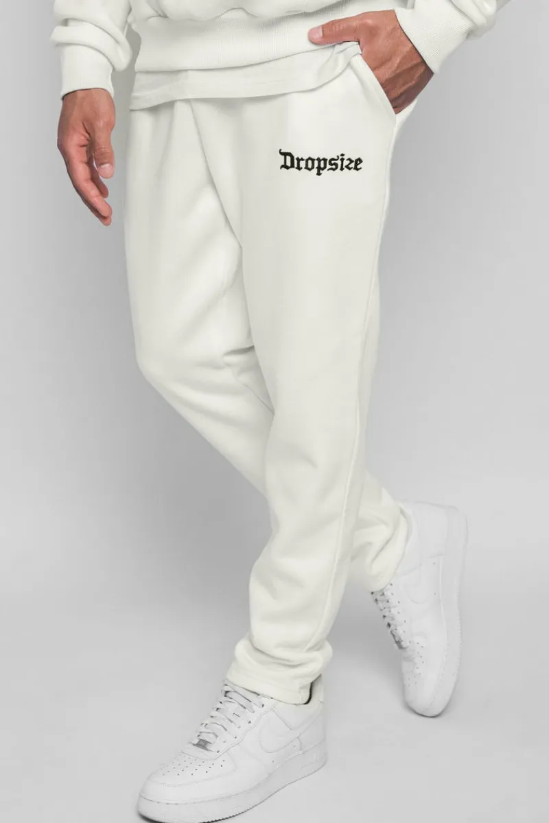 Jogging<Dropsize Logo Sweat Pant Cream White