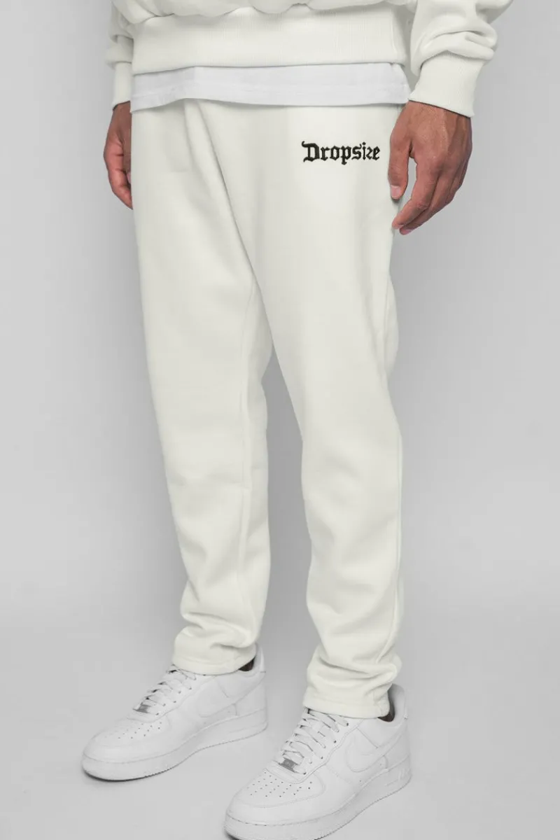 Jogging<Dropsize Logo Sweat Pant Cream White