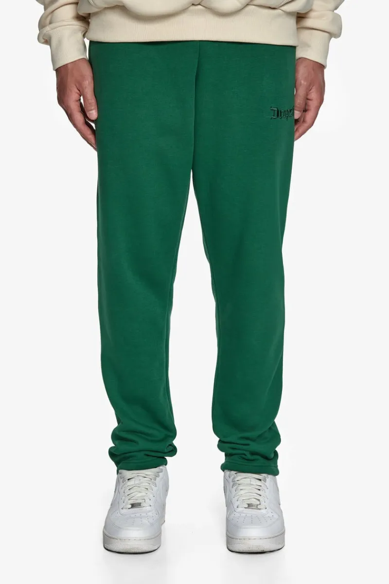 Jogging<Dropsize Logo Sweat Pant Washed Green