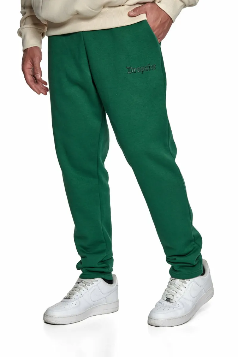 Jogging<Dropsize Logo Sweat Pant Washed Green