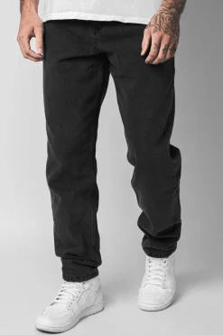 Jeans<Dropsize Loose Fit Washed Grey Jeans