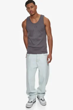T-Shirt<Dropsize Rib Tank Top Grey